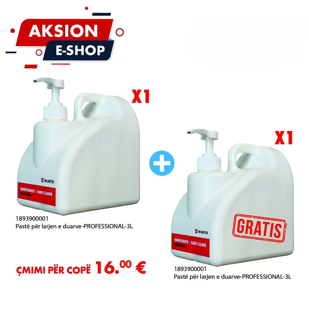 Pastë për Larjen e Duarve 3L – 1 + 1 GRATIS